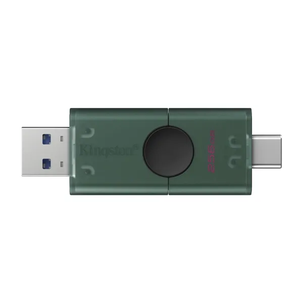 Накопитель USB 3.2 Type-A + Type-C 256GB DT DuoG2 Kingston (DTDEG2/256GB)