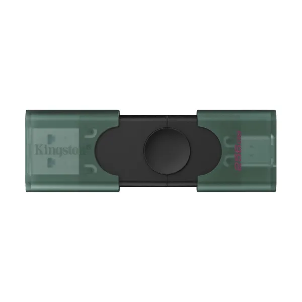 Накопитель USB 3.2 Type-A + Type-C 256GB DT DuoG2 Kingston (DTDEG2/256GB) - Фото 1