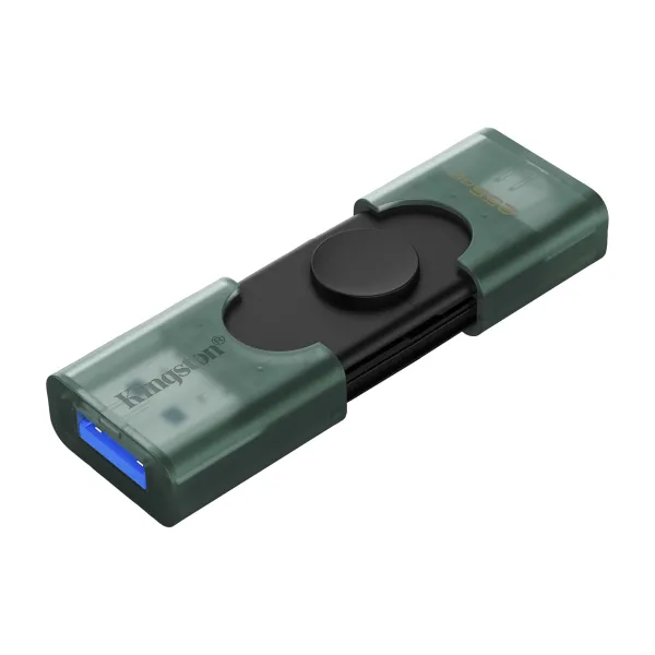 Накопитель USB 3.2 Type-A + Type-C 256GB DT DuoG2 Kingston (DTDEG2/256GB) - Фото 2