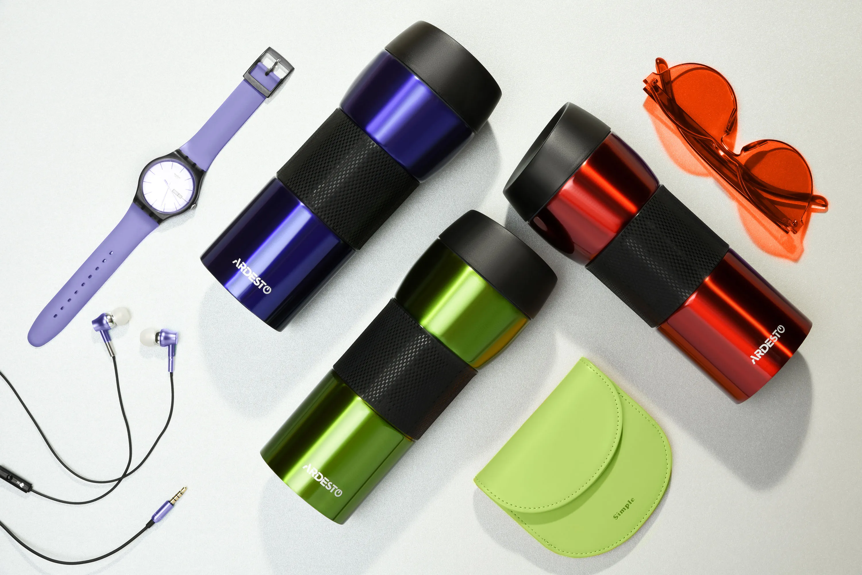 Термочашка Easy travel S 450 мл нержавеющая сталь синяя Ardesto