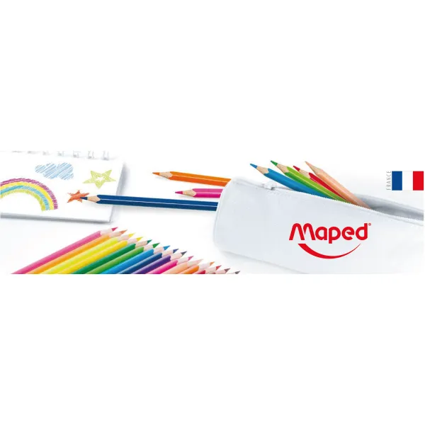 Карандаши цветные COLOR PEPS Flex Box, 12 цветов, + раздвижной пенал, ассорти Maped (MP.683212) - Фото 7