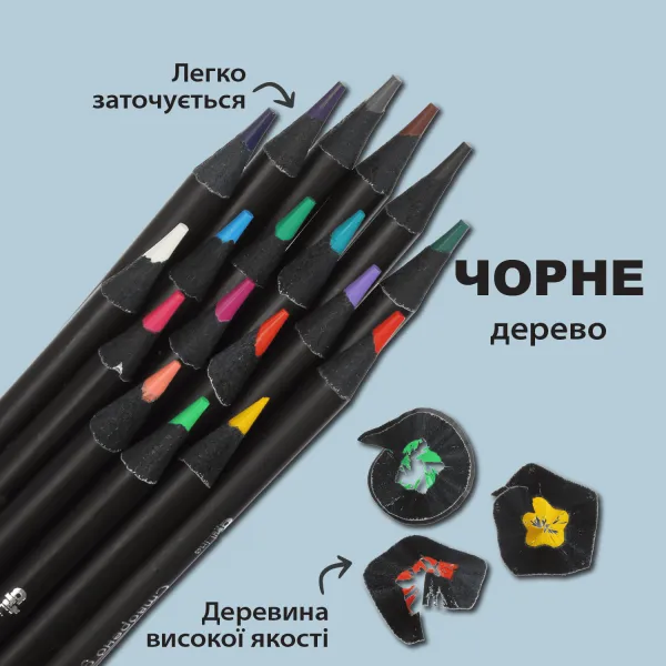 Карандаши цветные 36 цветов, круглый, ART Line ZiBi (ZB.2435) - Фото 7