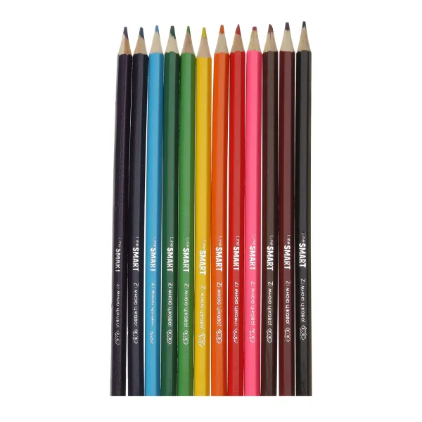 Карандаши цветные 12 цветов, МАШИНКА, шестигранный, SMART Line ZiBi (ZB.2446) - Фото 1