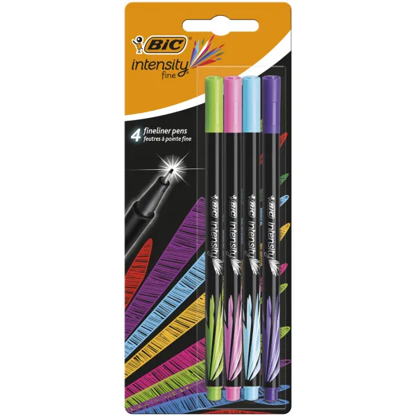 Фломастер Intensity Fun, 4 шт в блистере BIC (bc942076) - Фото 2