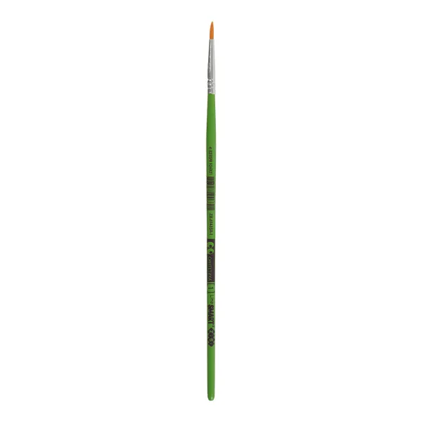 Кисть синтетика круглая 1, SMART Line ZiBi (ZB.6943SR-1) - Фото 1