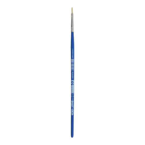 Кисть щетина плоская 1, SMART Line ZiBi (ZB.6944BF-1) - Фото 1