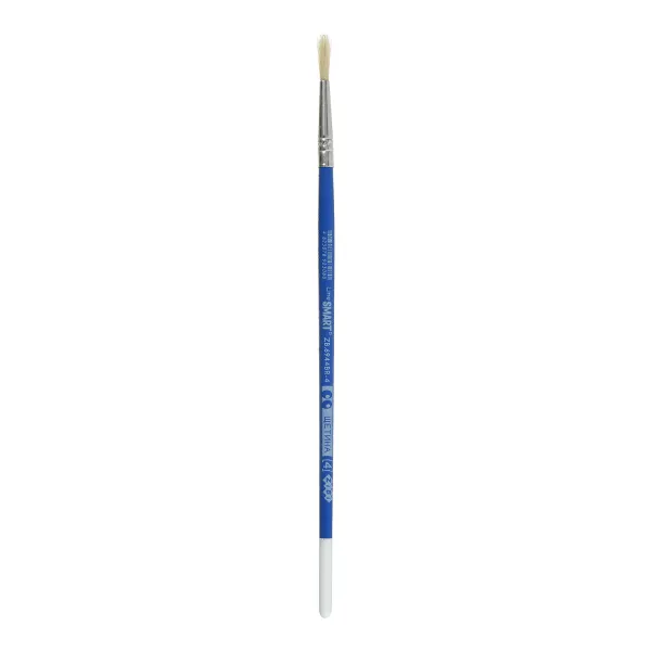 Кисть щетина круглая 4, SMART Line ZiBi (ZB.6944BR-4) - Фото 1