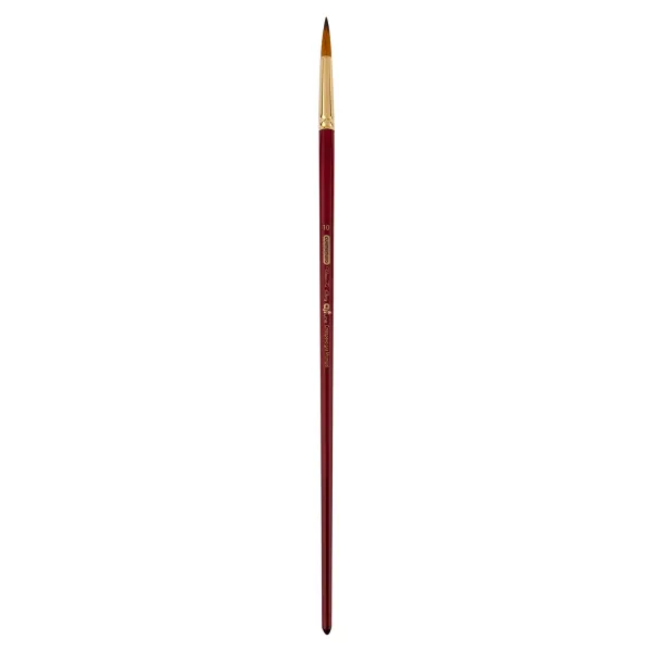 Кисть синтетика, Cherry 6971, круглая, № 10, длинная ручка, ART Line ZiBi (ZB.6971SRD-10) - Фото 4