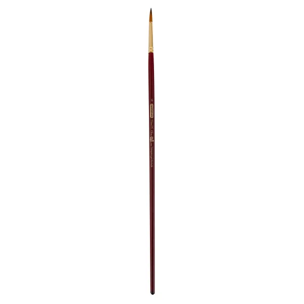 Кисть синтетика, Cherry 6971, круглая, № 6, длинная ручка, ART Line ZiBi (ZB.6971SRD-6) - Фото 4