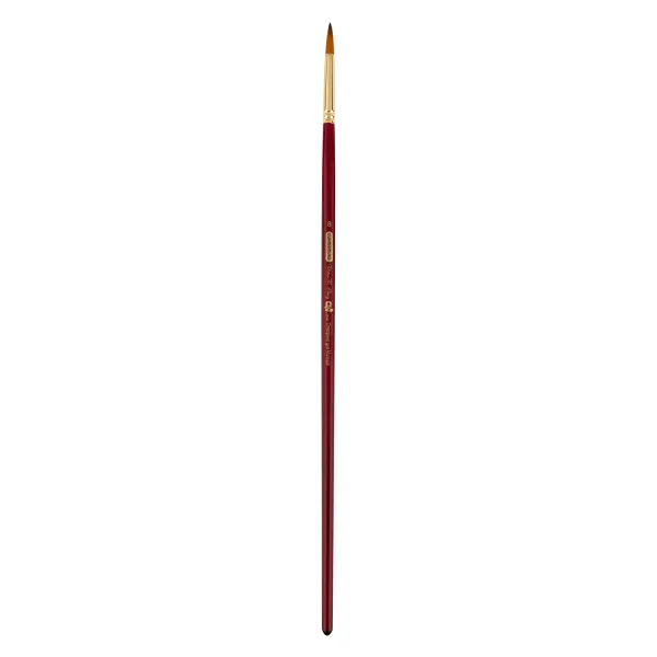 Кисть синтетика, Cherry 6971, круглая, № 8, длинная ручка, ART Line ZiBi (ZB.6971SRD-8) - Фото 2