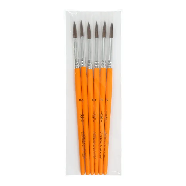 Кисть пони круглая №10, в блистере, KIDS Line ZiBi (ZB.6930PR-10) - Фото 11