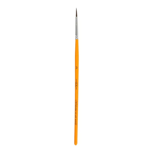 Кисть пони круглая №3, в блистере, KIDS Line ZiBi (ZB.6930PR-3) - Фото 1