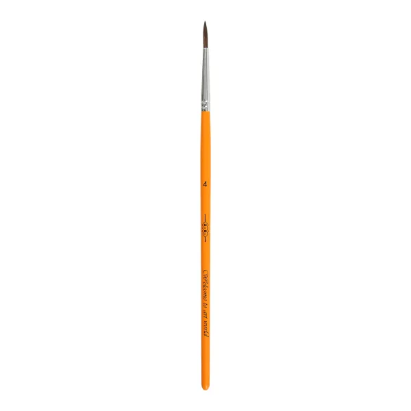 Кисть пони круглая №4, в блистере, KIDS Line ZiBi (ZB.6930PR-4) - Фото 1