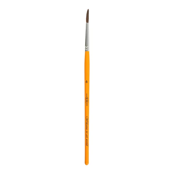 Кисть пони круглая №6, в блистере, KIDS Line ZiBi (ZB.6930PR-6) - Фото 1