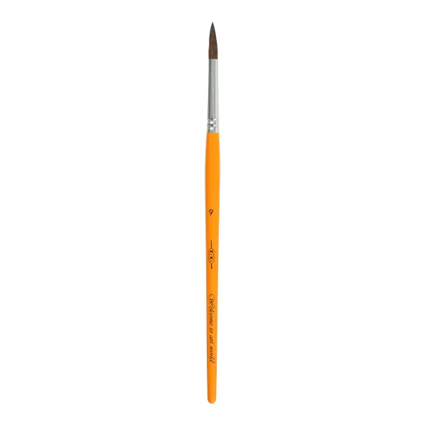 Кисть пони круглая №9, в блистере, KIDS Line ZiBi (ZB.6930PR-9) - Фото 1