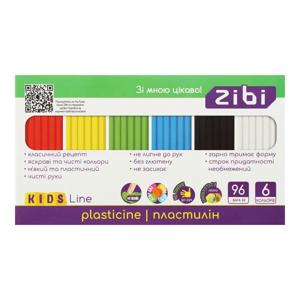 Пластилин 6 цветов, 96 г, KIDS Line ZiBi (ZB.6271) - Фото 5