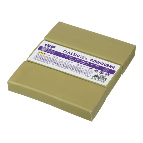 Пластилин скульптурный CLASSIC телесный, 750 г, KIDS Line ZiBi (ZB.6288)