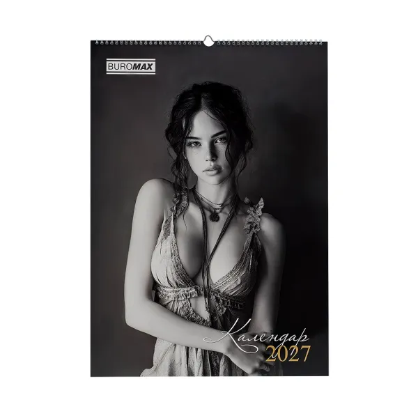 Календарь настенный 2027 г, А2, 1 пружина, Women Buromax (BM.210653)