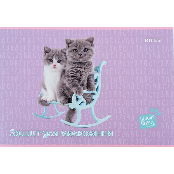 Тетрадь для рисования, 12 л, скоба, софт тач + УФ лак, SP Kite (SP24-241) - Фото 6