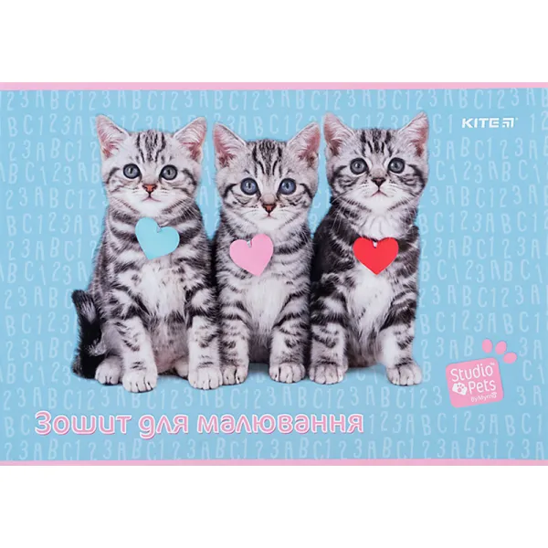 Тетрадь для рисования, 12 л, скоба, софт тач + УФ лак, SP Kite (SP24-241) - Фото 8