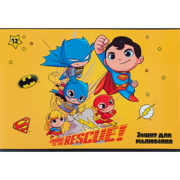 Тетрадь для рисования, 12 л, скоба, софт тач + УФ лак, DC Kite (DC24-241) - Фото 4