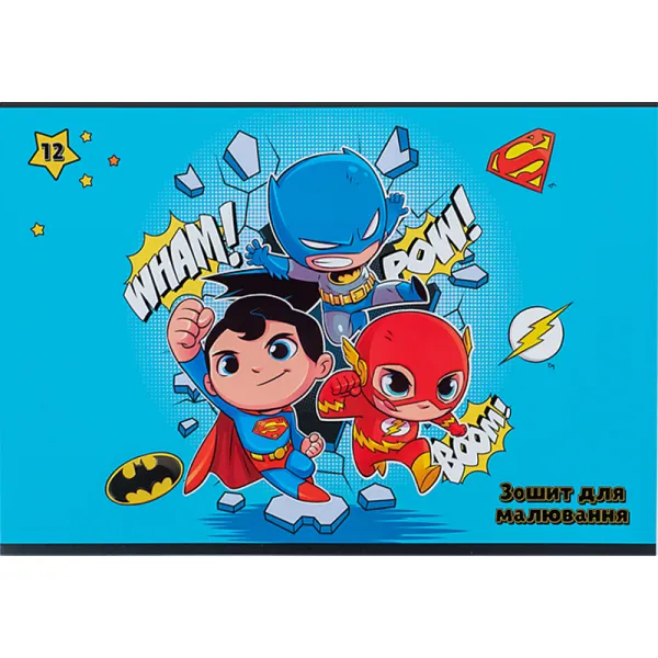Тетрадь для рисования, 12 л, скоба, софт тач + УФ лак, DC Kite (DC24-241) - Фото 6