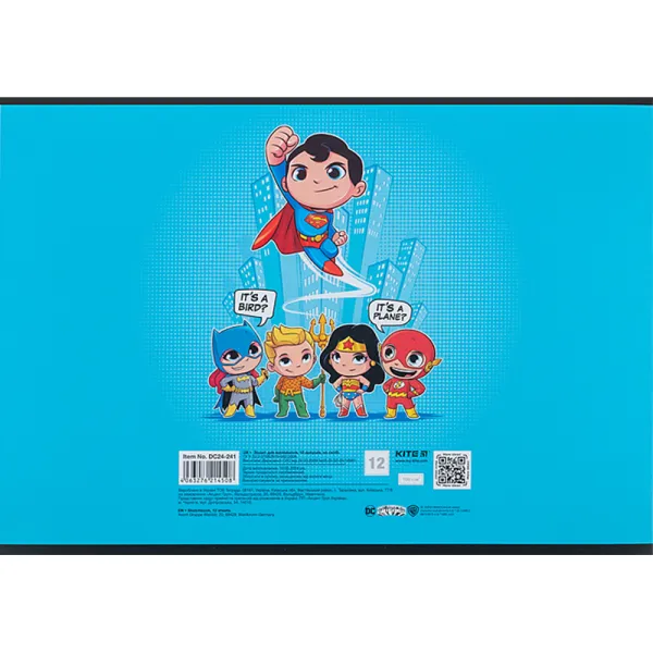 Тетрадь для рисования, 12 л, скоба, софт тач + УФ лак, DC Kite (DC24-241) - Фото 7