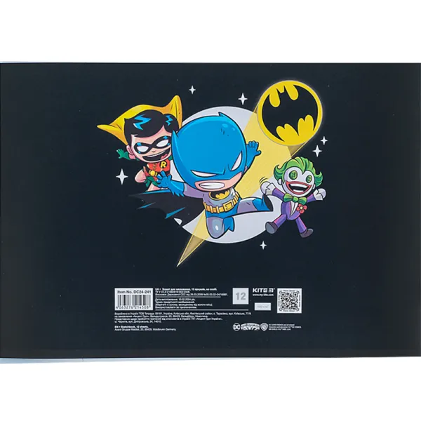 Тетрадь для рисования, 12 л, скоба, софт тач + УФ лак, DC Kite (DC24-241) - Фото 9