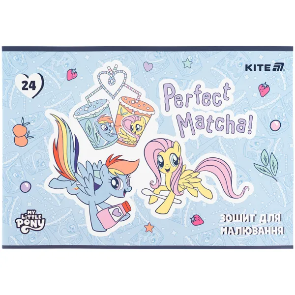 Тетрадь для рисования, 24 л, скоба, софт тач + УФ лак, LP Kite (LP25-242) - Фото 4