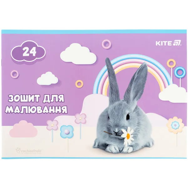 Тетрадь для рисования, 24 л, скоба, софт тач + УФ лак, RH Kite (R25-242) - Фото 2