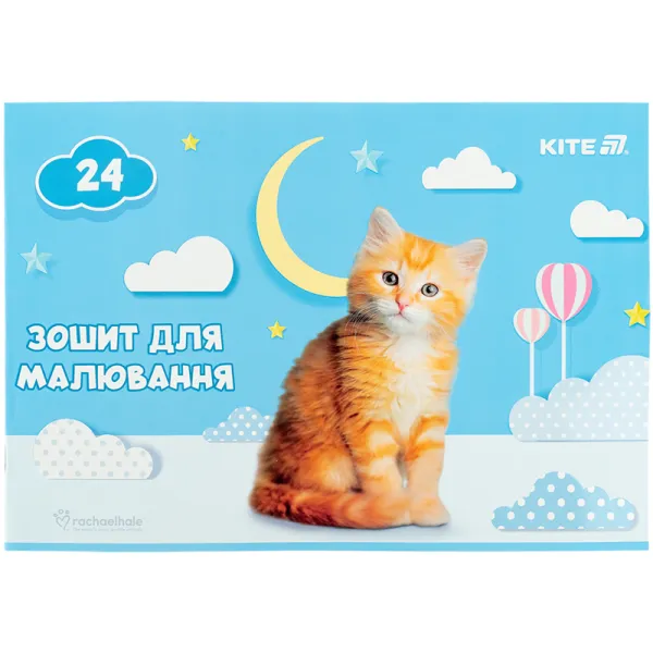 Тетрадь для рисования, 24 л, скоба, софт тач + УФ лак, RH Kite (R25-242) - Фото 4