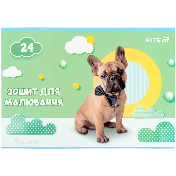 Тетрадь для рисования, 24 л, скоба, софт тач + УФ лак, RH Kite (R25-242) - Фото 6