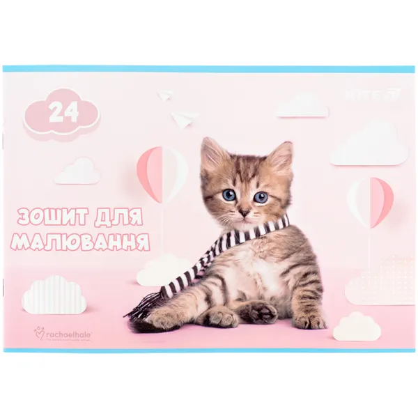 Тетрадь для рисования, 24 л, скоба, софт тач + УФ лак, RH Kite (R25-242) - Фото 8