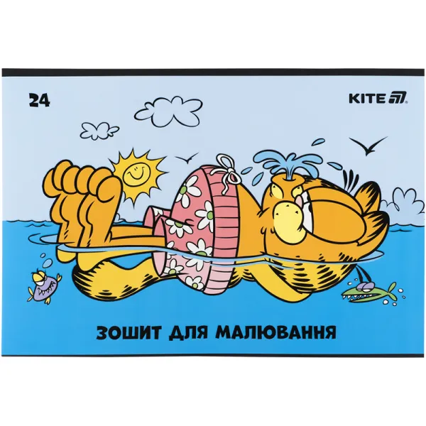 Тетрадь для рисования, 24 л, скоба, софт тач + УФ лак, GF Kite (GF25-242) - Фото 6