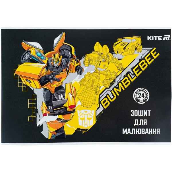 Тетрадь для рисования, 24 л, скоба, гибр. лак + УФ лак, TF Kite (TF25-242) - Фото 6