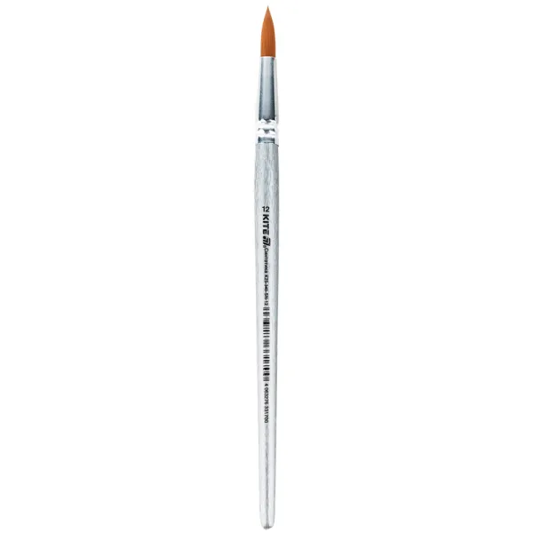 Кисточка синтетика круглая 12 Kite (K25-340-SN-12) - Фото 3