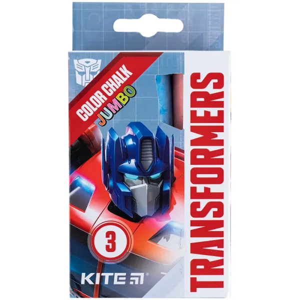 Мел цветной Jumbo, 3 цвета TF Kite (TF24-077) - Фото 3