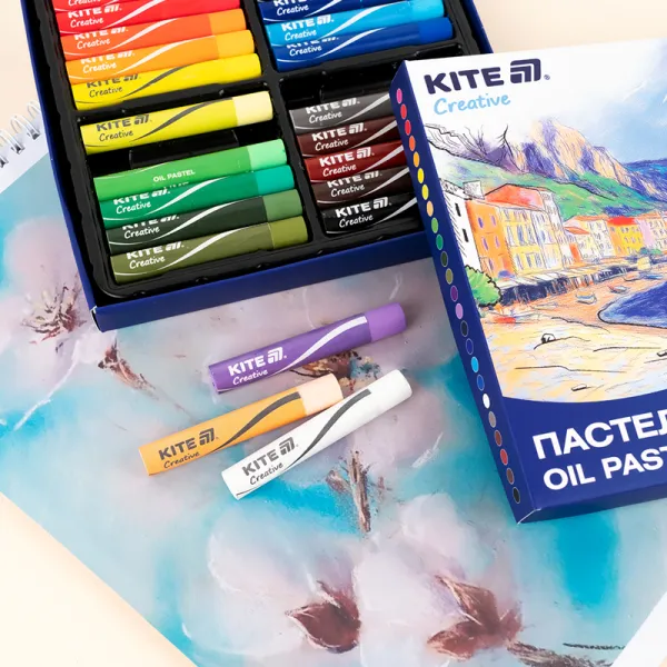 Пастель масляная, 24 цвета Creative Kite (K-200-24) - Фото 3