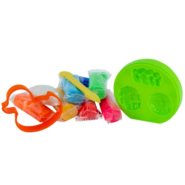 Тесто цветное, 8х20 г +2 формочки+стек HK Kite (HK23-137) - Фото 2