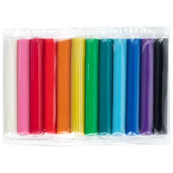 Пластилин восковой, 12 цветов, 200 г HW-1 Kite (HW25-086-1) - Фото 1