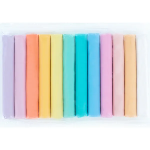Пластилин восковой, 12 цветов, 200 г Creative Pastel Kite (K-086-P) - Фото 1