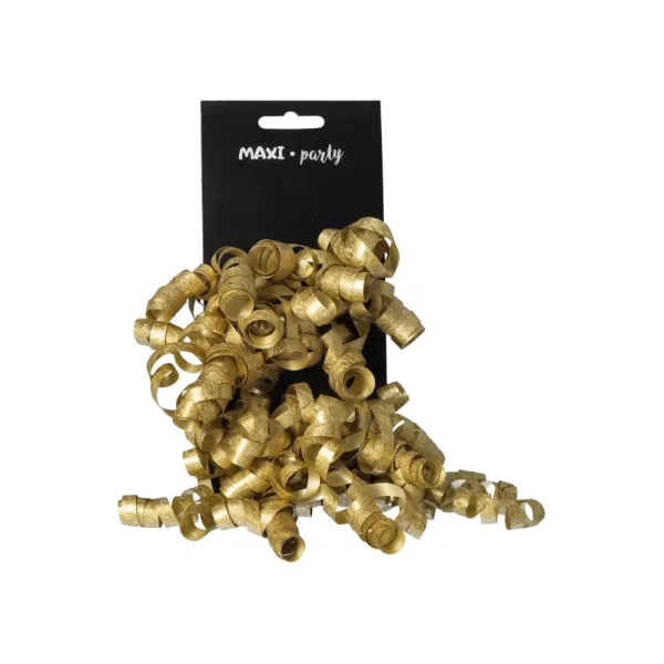 Бантики для декора флизелиновые, 2 шт, ширина ленты 6 мм Maxi (CB6-HY-(2HB)-Gold) - Фото 4