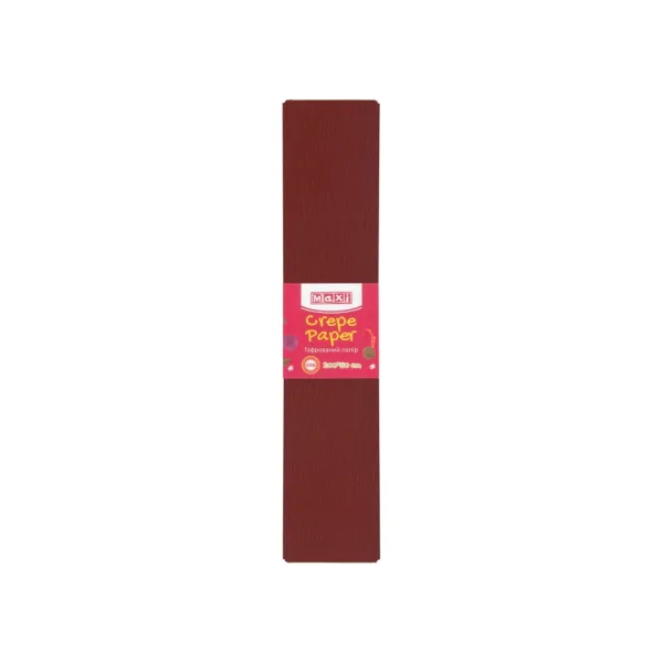Бумага гофрированная 55%, 50х200 см, коричневая Maxi (MX61615-07) - Фото 8