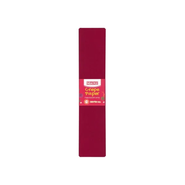 Бумага гофрированная 100%, 50х250 см, бордовый Maxi (MX61616-18) - Фото 10