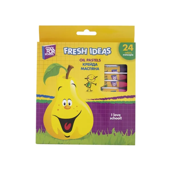 Мел масляная Fresh Ideas, 24 цвета Cool for school (CF60709) - Фото 3