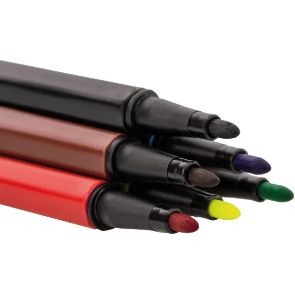 Фломастеры Create, 6 цветов, линия 1-2 мм Cool for school (CF15215) - Фото 1