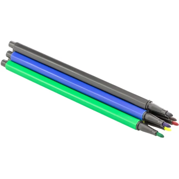 Фломастеры шестигранные, 12 цветов Maxi (MX15216) - Фото 3