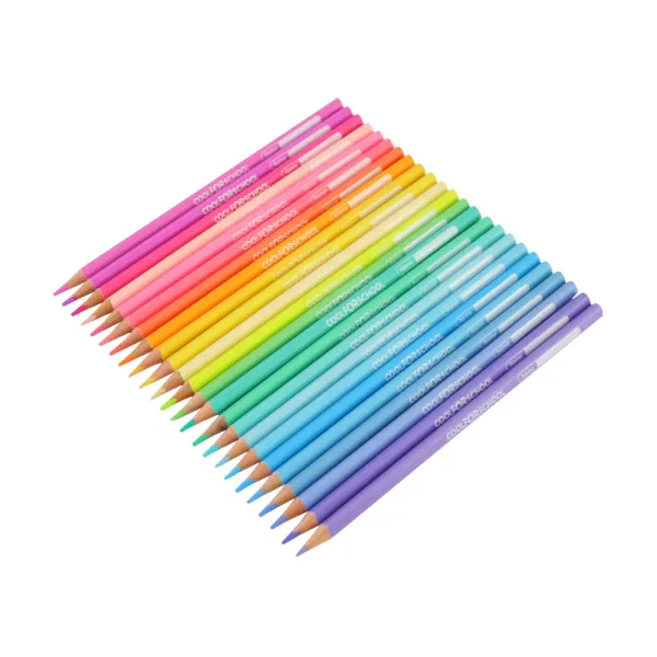 Карандаши цветные премиум PASTEL триугольные, 24 цвета Cool for school (CF15186) - Фото 1