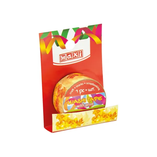 Лента декоративная с принтом, ширина 20 мм, длина 3 м Maxi (MX62010) - Фото 4