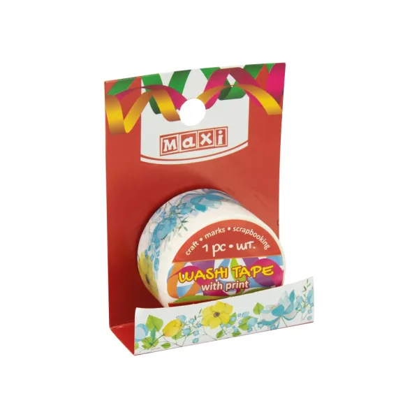Лента декоративная с принтом, ширина 25 мм, длина 3 м Maxi (MX62013) - Фото 2